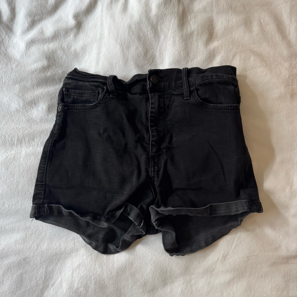 Abercrombie & Fitch Charcoal Denim Shorts